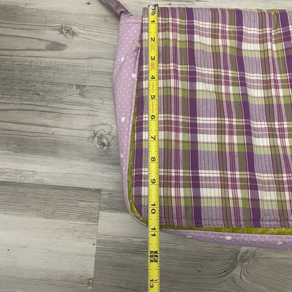 Bag DADDY, Plaid, Polka Dot, Magnetic Closuue - Picture 3 of 12